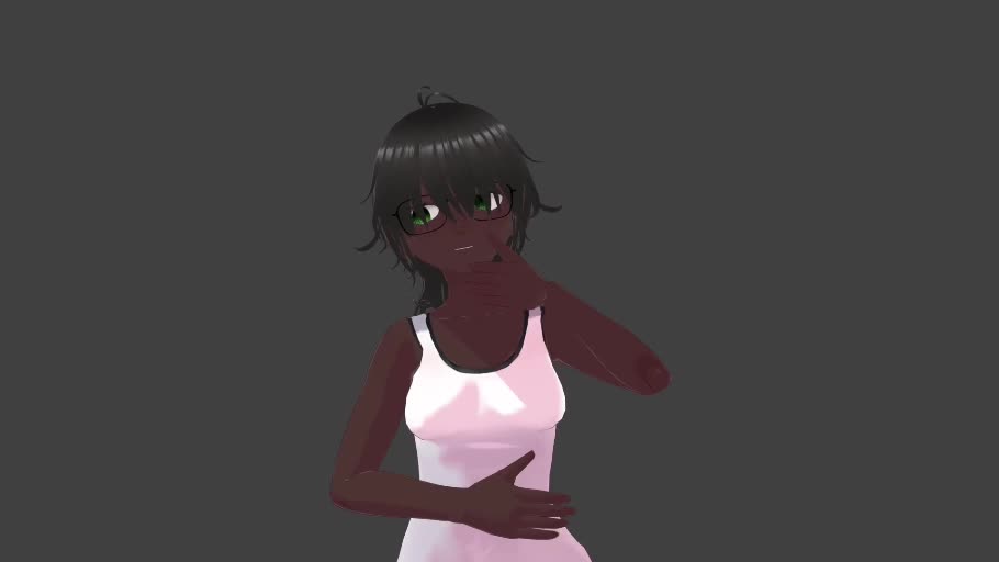 3D character animation preview