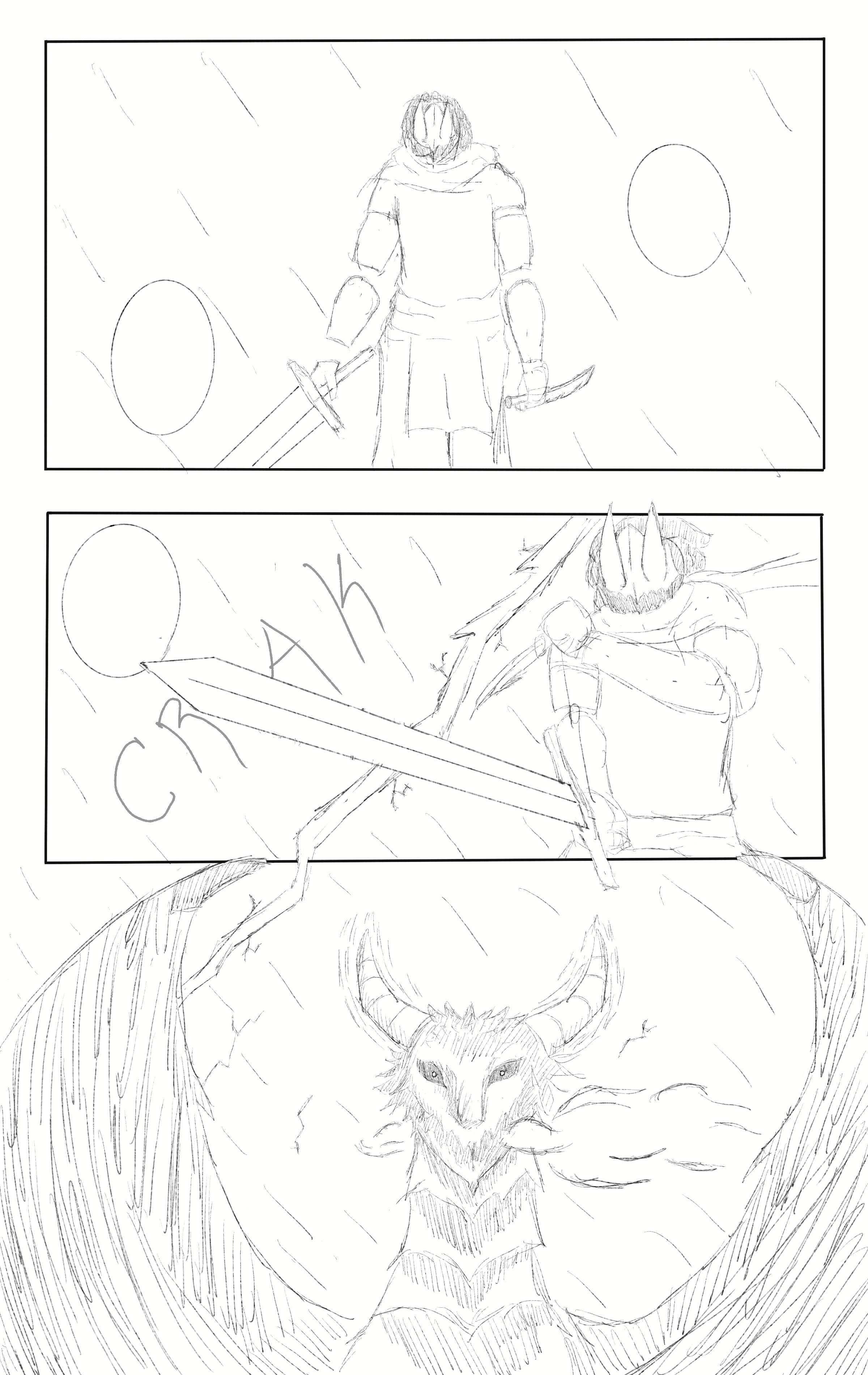 HunterSlayer storyboard page
